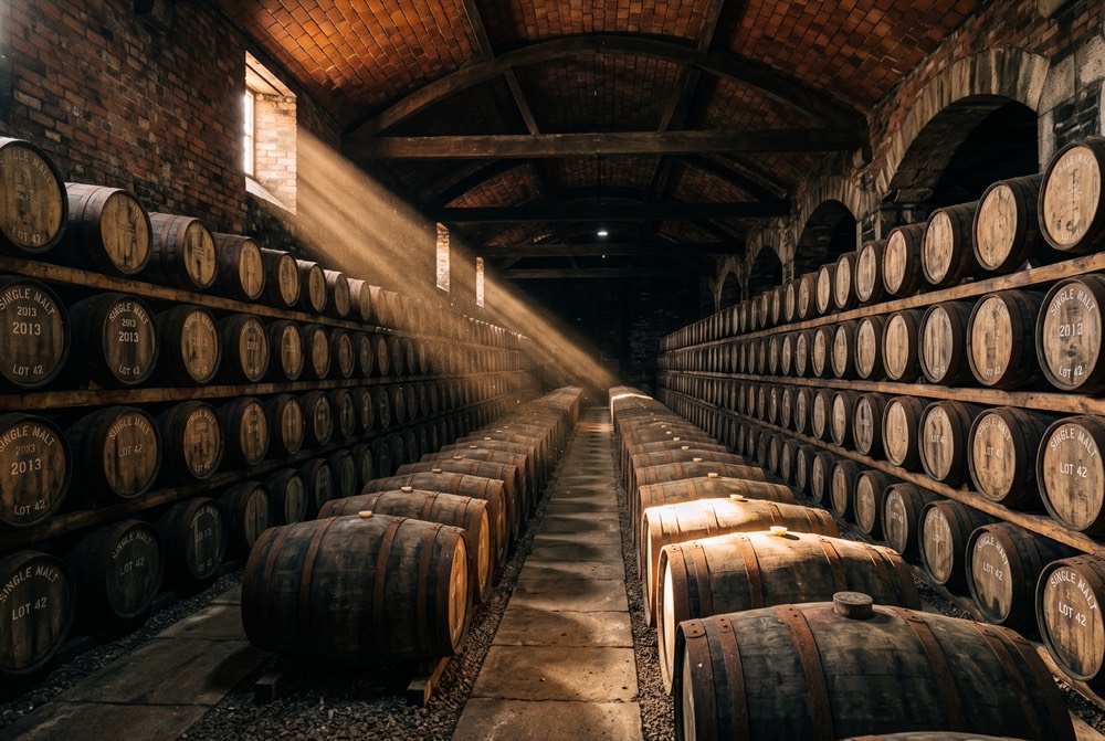 Oak barrels
